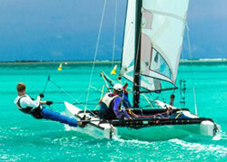 sailing in a jogging suit